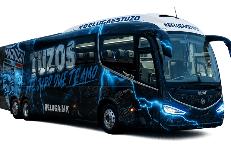 Camion oficial Tuzos del Pachuca Beluga